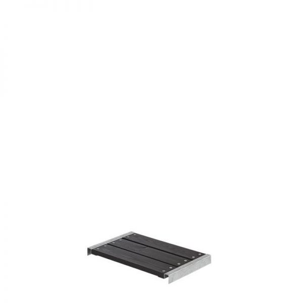 Plus Cubic bænk inkl. beslag sort 60 cm