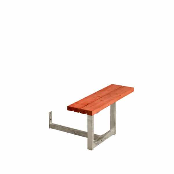 Plus påbygning til basic bord/bænkesæt i teak 77 cm