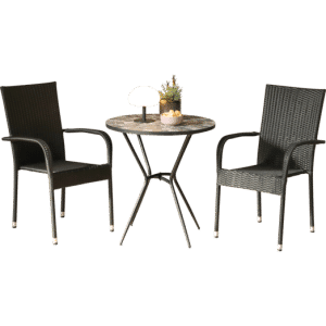 Blåvand cafésæt med 2 Dublin stole