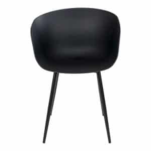 Spisebordsstol Stol i sort med sorte ben - 7001125