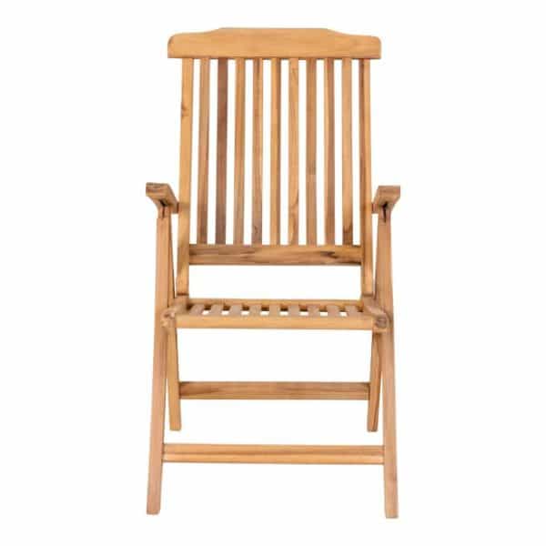 Stol 5 position stol i teaktræ - 7001200