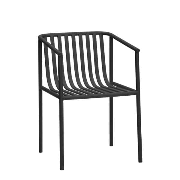 HÜBSCH STOL METAL - SORT 82