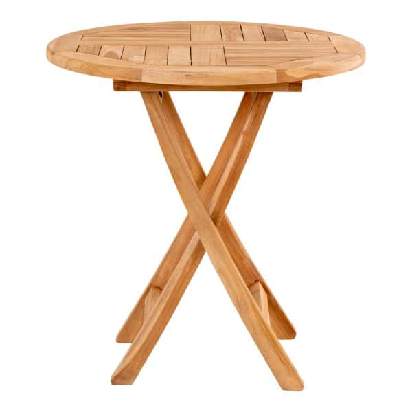 Oviedo teak spisebord diameter 70 cm