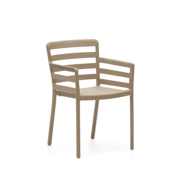 LAFORMA Nariet udendørs stol i beige plast