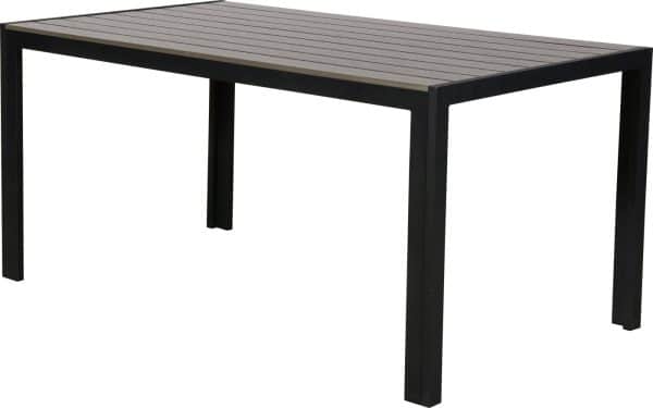 Living Outdoor - Venø Havebord - Sort Grå - 150x90 Cm