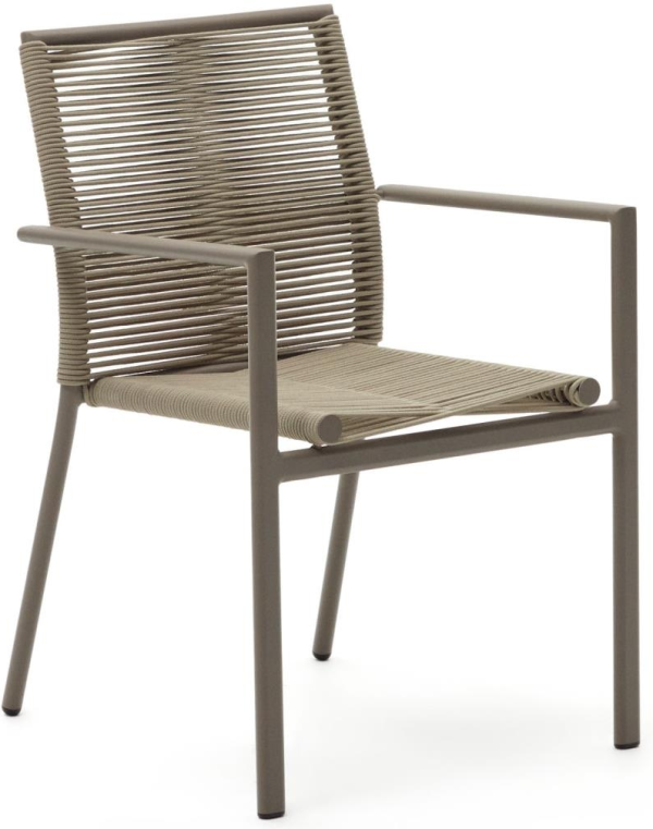 Culip, Udendørs stol, brun/beige, reb
