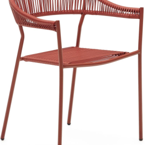 Futadera, Udendørs stol, terracotta, syntetisk flet/rattan