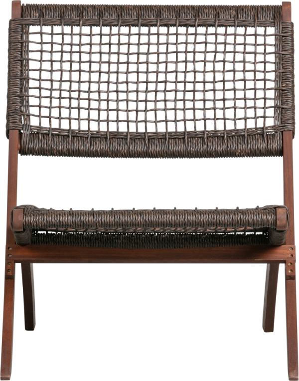 Lois, Foldbar stol, mørkebrun, eukalyptus