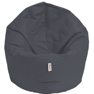 NORDVÄRK udendørs sækkestol, rund - røgfarvet polyester (Ø100)