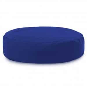 Rund udendørs sækkestol i polyester og polystyrene Ø90 cm - Mørkeblå