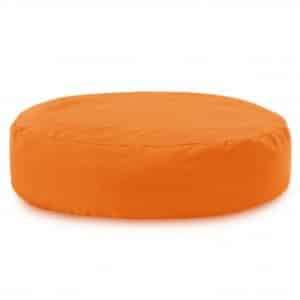 Rund udendørs sækkestol i polyester og polystyrene Ø90 cm - Orange