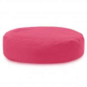 Rund udendørs sækkestol i polyester og polystyrene Ø90 cm - Pink