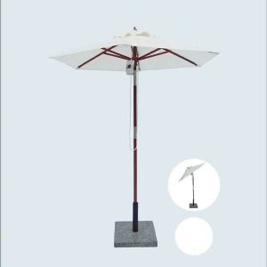 Venedig parasol - 1,8 meter - natur