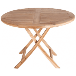 OVIEDO Rundt havebord i teaktræ H75 x Ø100 cm - Teak