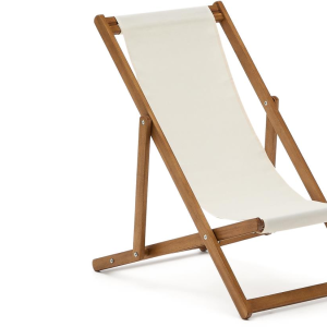 Adredna, Udendørs liggestol til børn, Foldbar - Beige (72 cm)