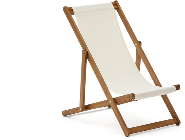 Adredna, Udendørs liggestol til børn, Foldbar - Beige (72 cm)