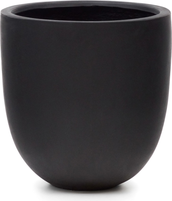 Aiguablava, Plantepotte - cement, sort (Ø 56 cm.)