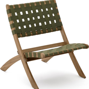 Chabeli, Lænestol, Akacietræ - Grøn (60 x 79 x 74 cm.)