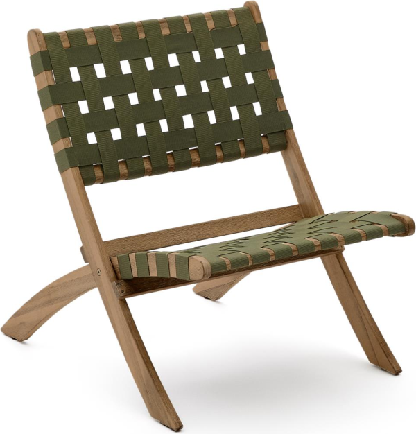 Chabeli, Lænestol, Akacietræ - Grøn (60 x 79 x 74 cm.)