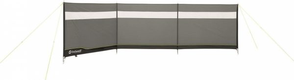 Outwell - Læsejl Med Vindue - Charcoal Grå - 5x1,25 M