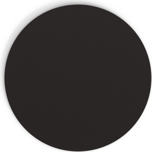 Tiaret, Udendørs rund bordplade, Sort (Ø 68 cm)