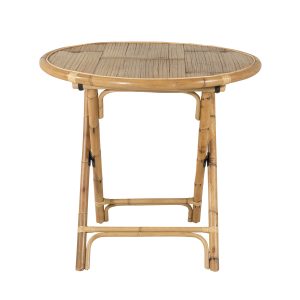 VENTURE DESIGN Cane havebord, rund - natur bambus (Ø80)