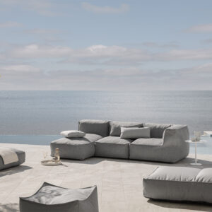 Pouf Stay- Stone