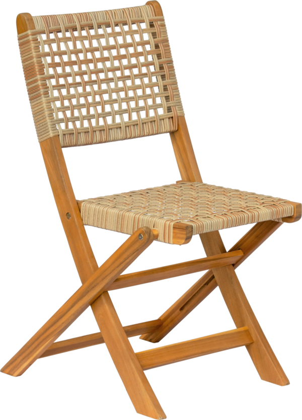 Udendørs foldbar klapstol Nordlys Furniture Curtiba i natur akacietræ FSC-certificeret