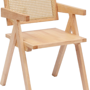 Udendørs spisebordsstol/havestol Nordlys Furniture Madeira FSC-certificeret asketræ natur