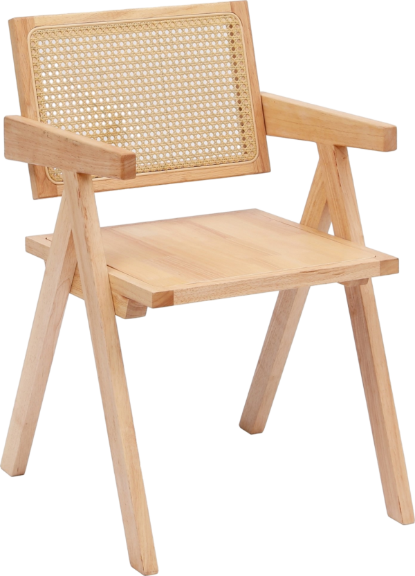 Udendørs spisebordsstol/havestol Nordlys Furniture Madeira FSC-certificeret asketræ natur