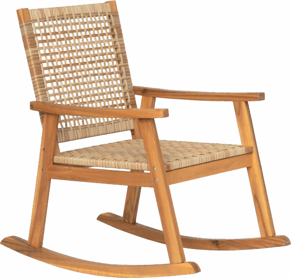 Gyngestol vuggestol Nordlys Furniture Recife FSC-akacietræ natur 97x67x91 cm