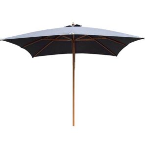 Milano parasol - 3x3 meter - grå