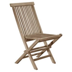 VENTURE DESIGN Kenya udendørs foldestol - natur teaktræ