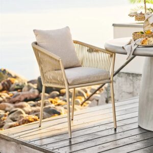 Fjordhav Havestol | Sand inkl. hynde
