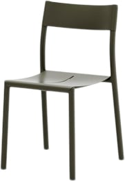 May Chair, Outdoor, Steel, Dark Green