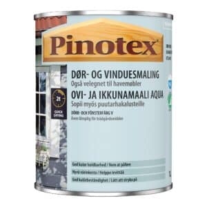 Pinotex Dør- Og Vinduesmaling - 1L - Ral 9010