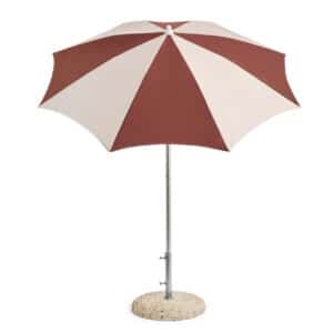 Terrazza Octagon parasol, Ø200 cm - Off-white/Burgundy