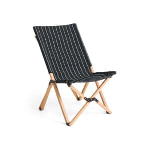 x Jasper Morrison klapstol - Black with beige stripe