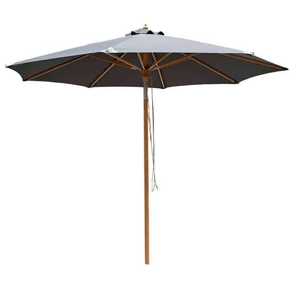 Erling Christensen Møbler Milano parasol med tilt - 3 meter - Grå : Erling Christensen Møbler : Erling Christensen Møbler